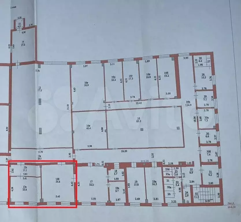 Офис из трех кабинетов, 68.6 м - Фото 0