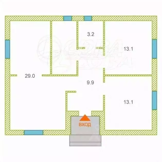 Дом в Тюменская область, Тюмень  (77 м) - Фото 1