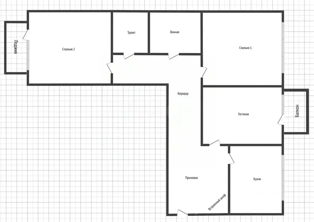 3-к кв. Иркутская область, Ангарск 6А мкр, 29 (67.7 м) - Фото 2