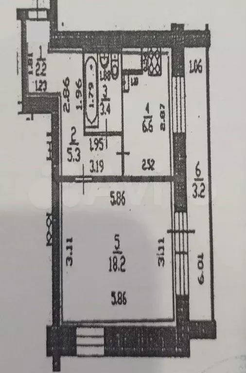 1-к. квартира, 38 м, 8/9 эт. - Фото 0