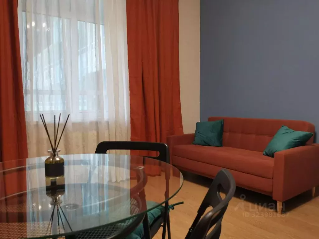 Студия Санкт-Петербург аллея Арцеуловская, 23к1 (24.3 м) - Фото 1