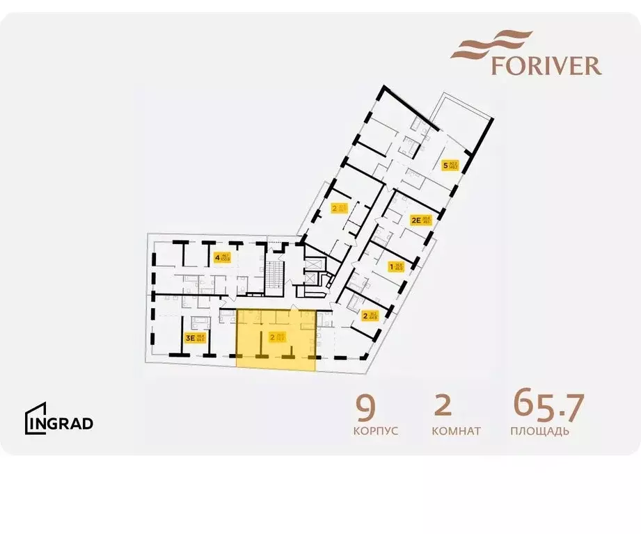 2-к кв. Москва ул. Эдуарда Стрельцова, 2к2 (65.7 м) - Фото 1