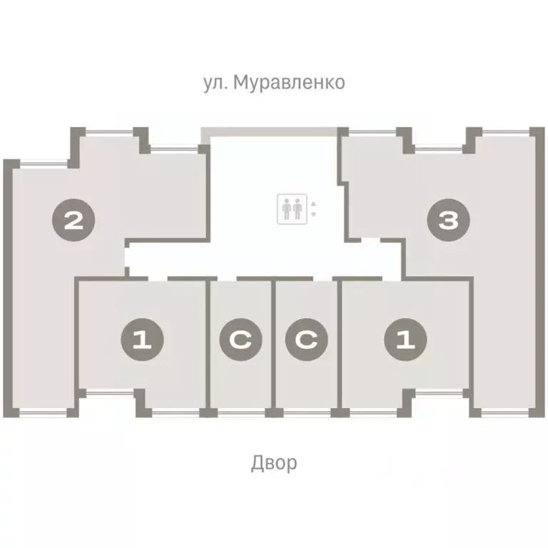 2-к кв. Тюменская область, Тюмень ул. Муравленко, 9к3 (76.62 м) - Фото 1