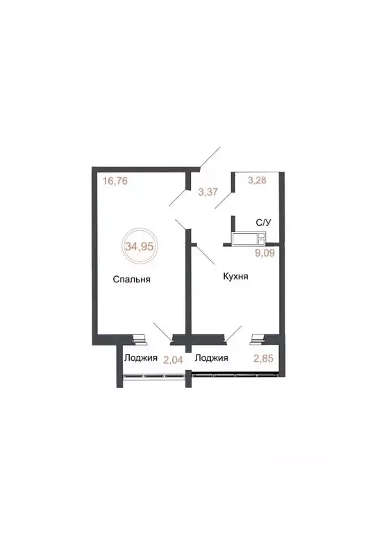 1-к кв. Челябинская область, Челябинск Днепропетровская ул., 5.4.1 ... - Фото 0