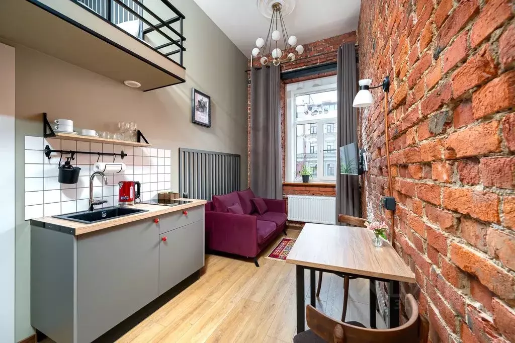 Студия Санкт-Петербург Шпалерная ул., 38 (27.0 м) - Фото 1