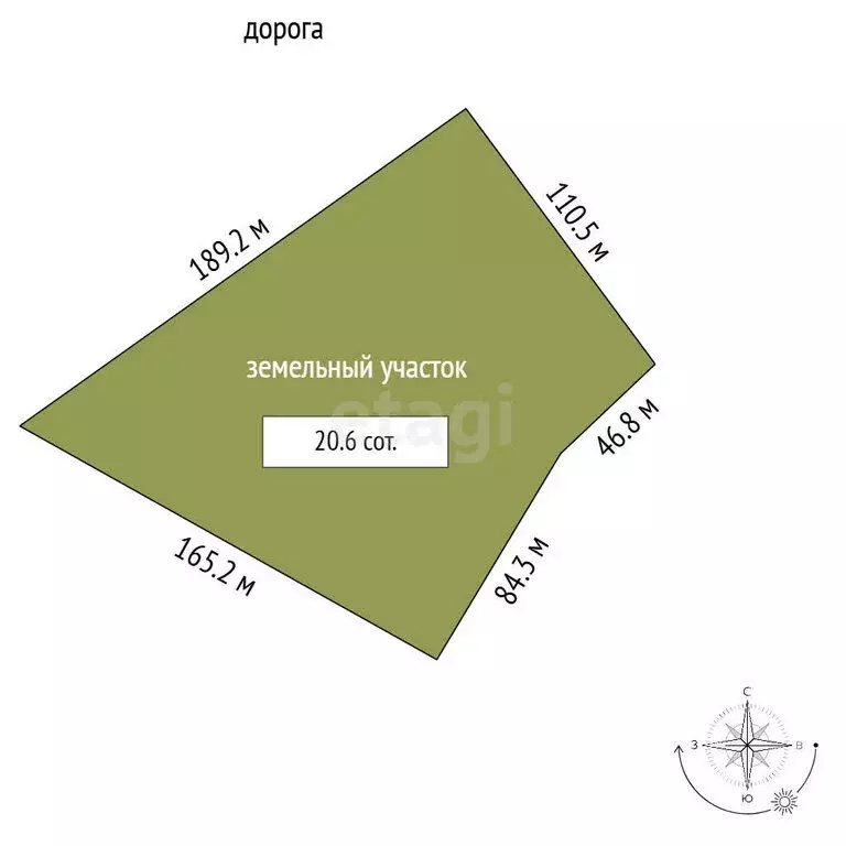 Участок в Копорское сельское поселение, деревня Широково (20.6 м) - Фото 1