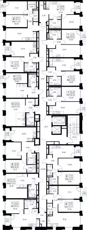 Студия Мурманская область, Мурманск Долина Уюта тер.,  (29.65 м) - Фото 2