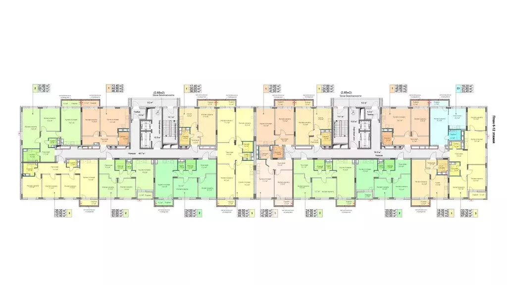 1-комнатная квартира: Нижний Новгород, квартал Кооперативный посёлок, ... - Фото 2