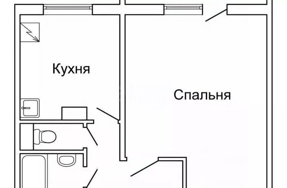 1-к кв. Удмуртия, Ижевск ул. Карла Либкнехта, 60 (42.0 м) - Фото 1