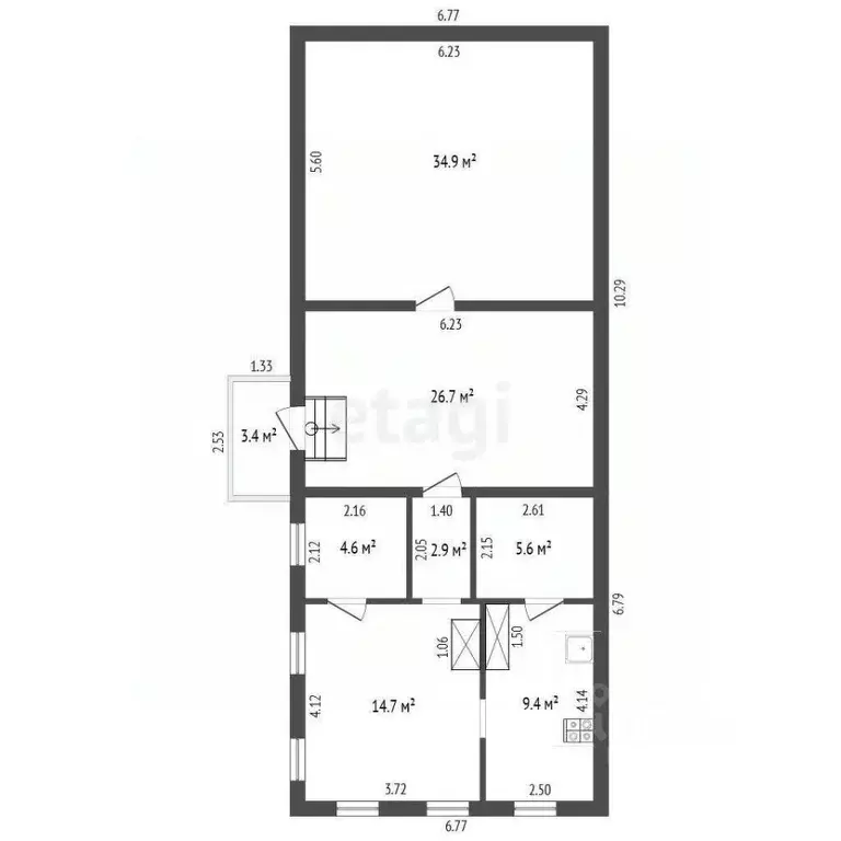 Участок в Марий Эл, Медведевский район, Шойбулакское с/пос, д. Тумер ... - Фото 2