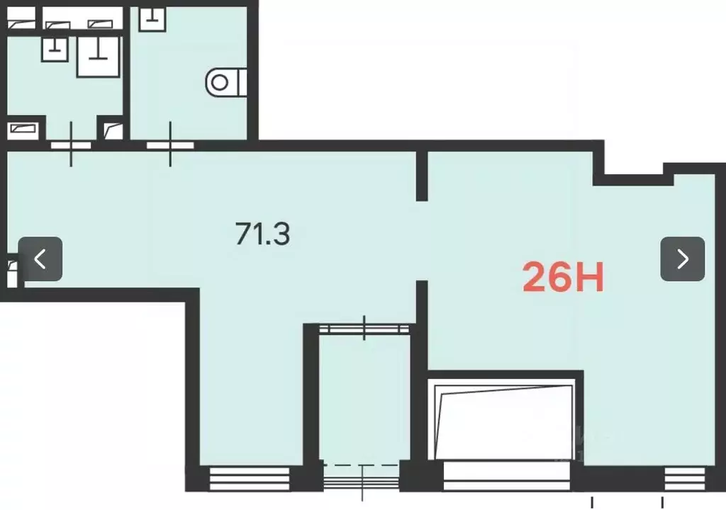 Помещение свободного назначения в Москва Погонный проезд, 13 (71 м) - Фото 2
