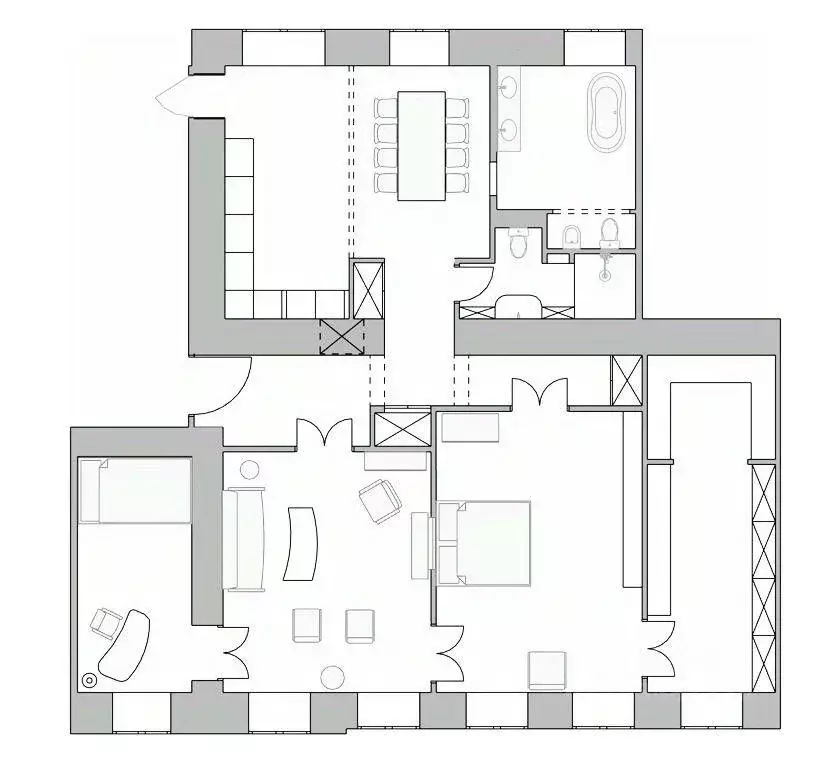 Квартира, 3 комнаты, 140 м - Фото 0