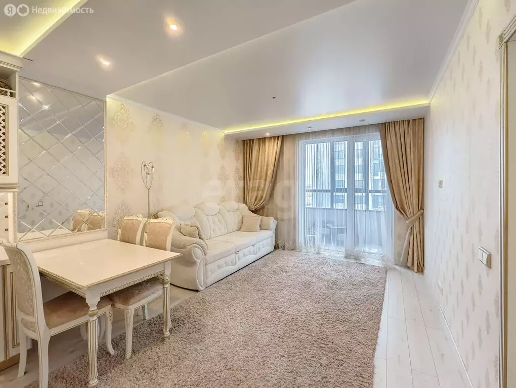 1-комнатная квартира: Тюмень, улица Ю.-Р.Г. Эрвье, 32к1 (44.1 м) - Фото 1