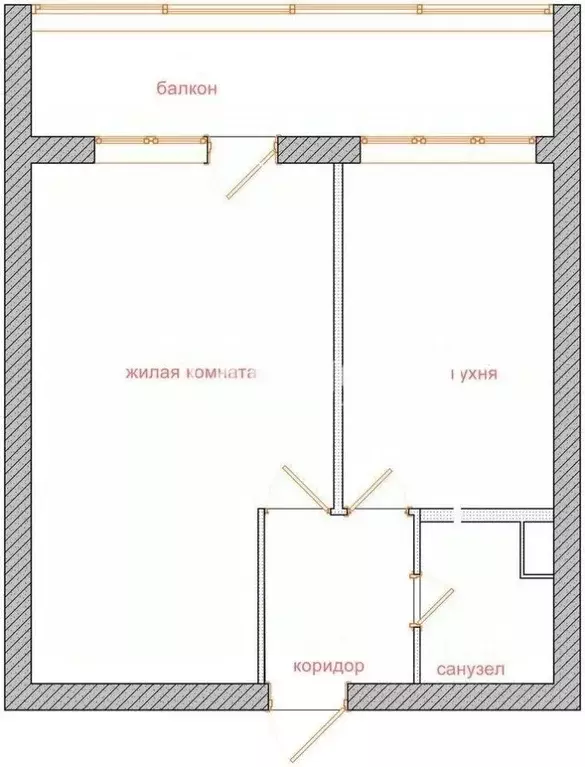 1-к кв. Костромская область, Кострома Окружная ул., 51А (40.0 м) - Фото 2