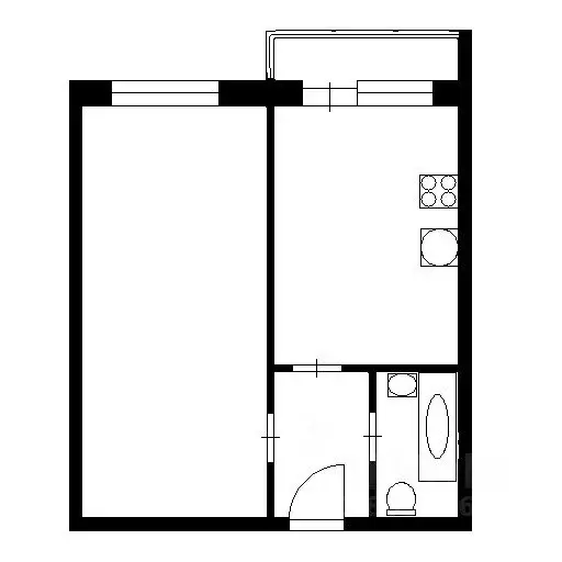 1-к кв. Воронежская область, Воронеж Московский просп., 104в (40.0 м) - Фото 2