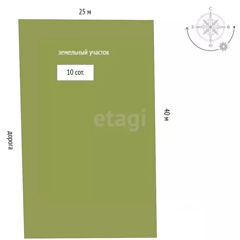 Участок в Ростовская область, Аксайский район, Рассветовское с/пос, ... - Фото 2