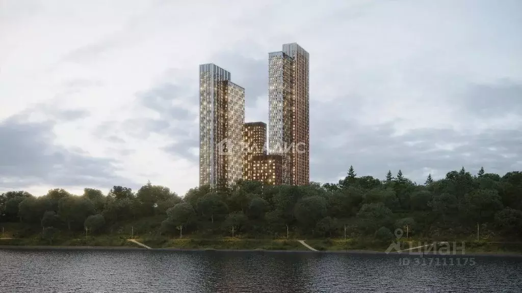 1-к кв. Москва ул. Борисовские Пруды, 1 (33.8 м) - Фото 0