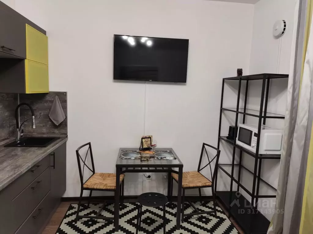 Студия Санкт-Петербург аллея Арцеуловская, 23к1 (25.1 м) - Фото 1