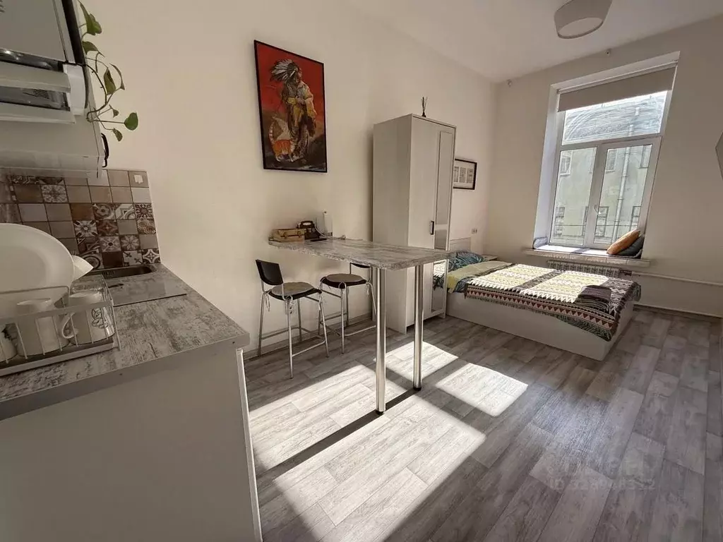 Студия Санкт-Петербург пер. Гривцова, 5 (19.0 м) - Фото 1