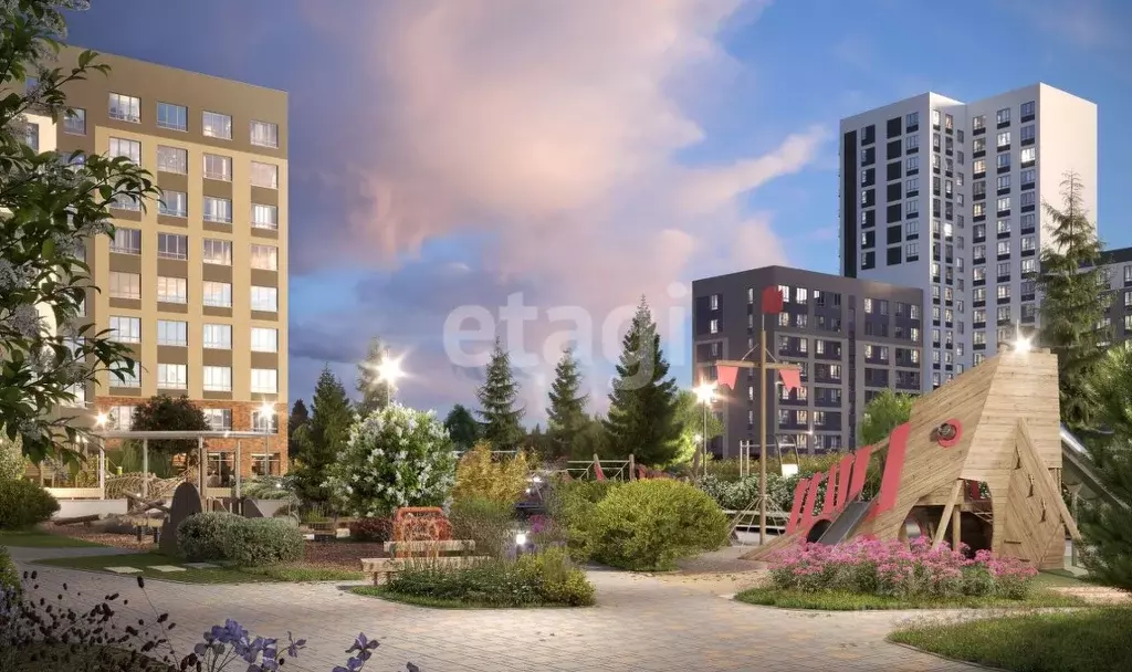 2-к кв. Тюменская область, Тюмень Беринг жилой комплекс (56.72 м) - Фото 1