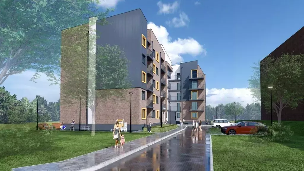 1-к кв. Калининградская область, Пионерский Рабочая ул., 42 (35.33 м) - Фото 1