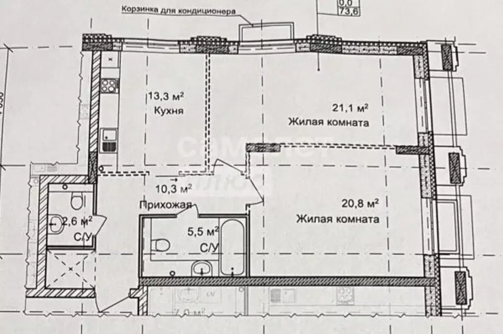 2-к кв. Нижегородская область, Нижний Новгород Большая Печерская ул., ... - Фото 2