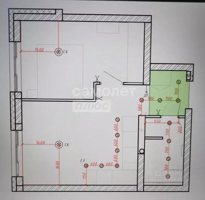 2-к кв. Кемеровская область, Кемерово Молодежный просп., 19Б (36.0 м) - Фото 2