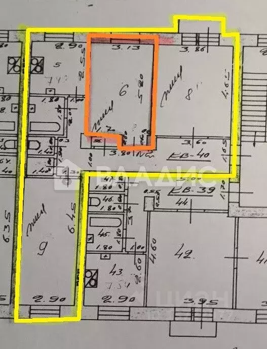 Комната Нижегородская область, Нижний Новгород ул. Краснодонцев, 9 ... - Фото 2