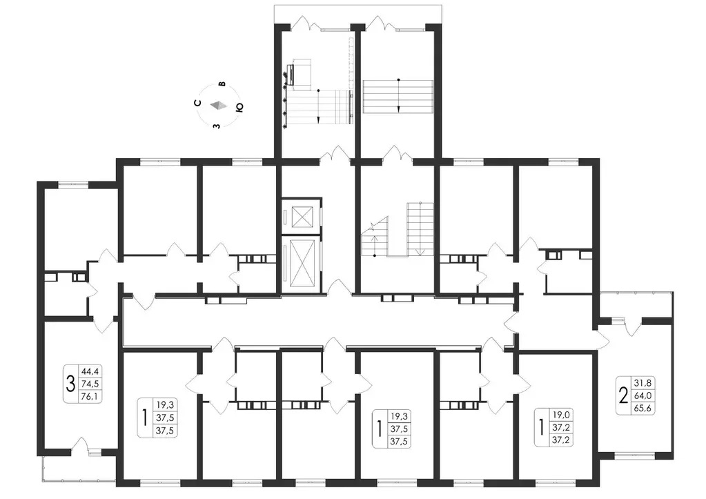 2-к кв. Воронежская область, Новоусманский район, пос. Отрадное ул. ... - Фото 2