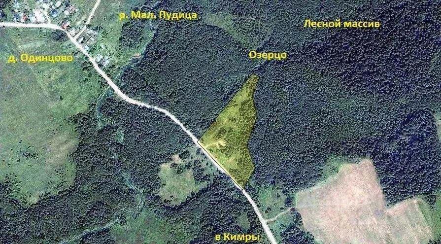 Участок в Тверская область, Кимрский муниципальный округ, д. Одинцово  ... - Фото 2