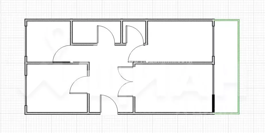 3-к кв. Пермский край, Кунгур ул. Иренская набережная, 6 (59.4 м) - Фото 2