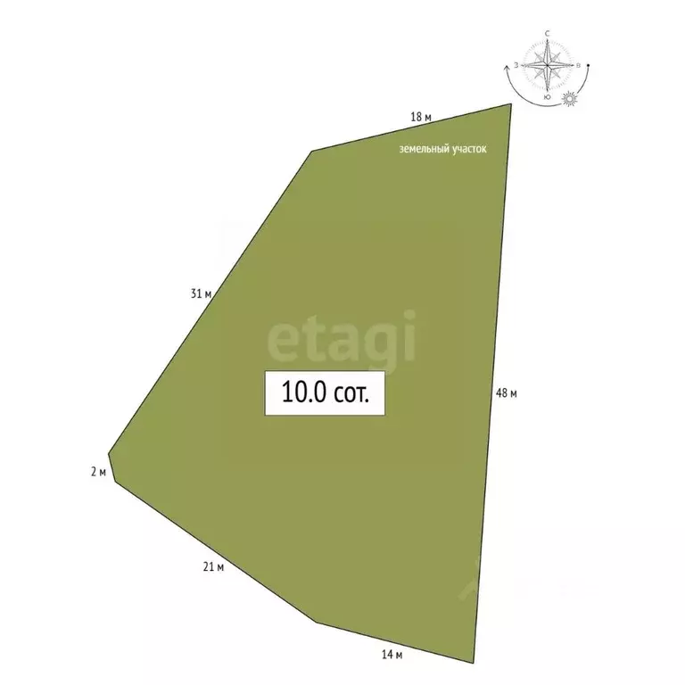 Участок в Алтай, Майминский район, с. Подгорное Центральная ул. (10.0 ... - Фото 1