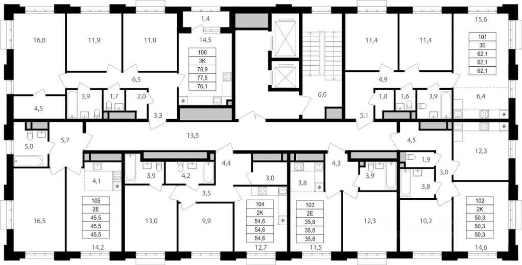 3-к кв. Москва Михалковская ул., 48С4 (77.5 м) - Фото 1