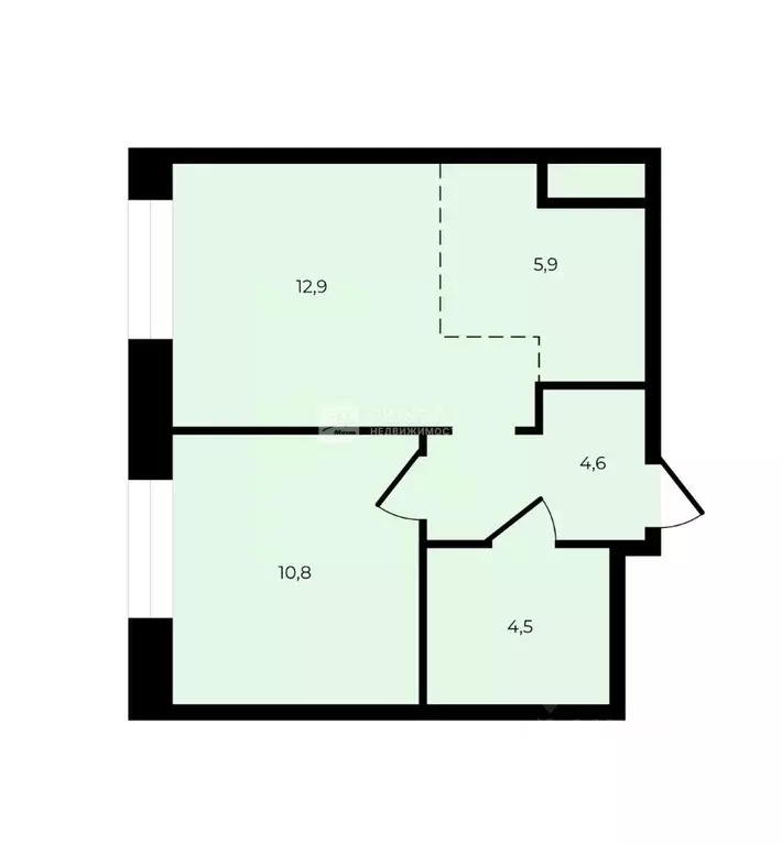 1-к кв. Москва Аминьевское ш., 4Дк3литВ (40.0 м) - Фото 2
