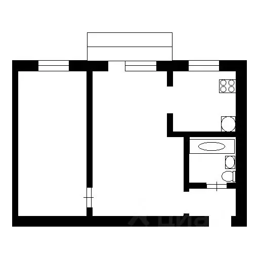 2-к кв. Кемеровская область, Кемерово ул. Рукавишникова, 11 (45.1 м) - Фото 2