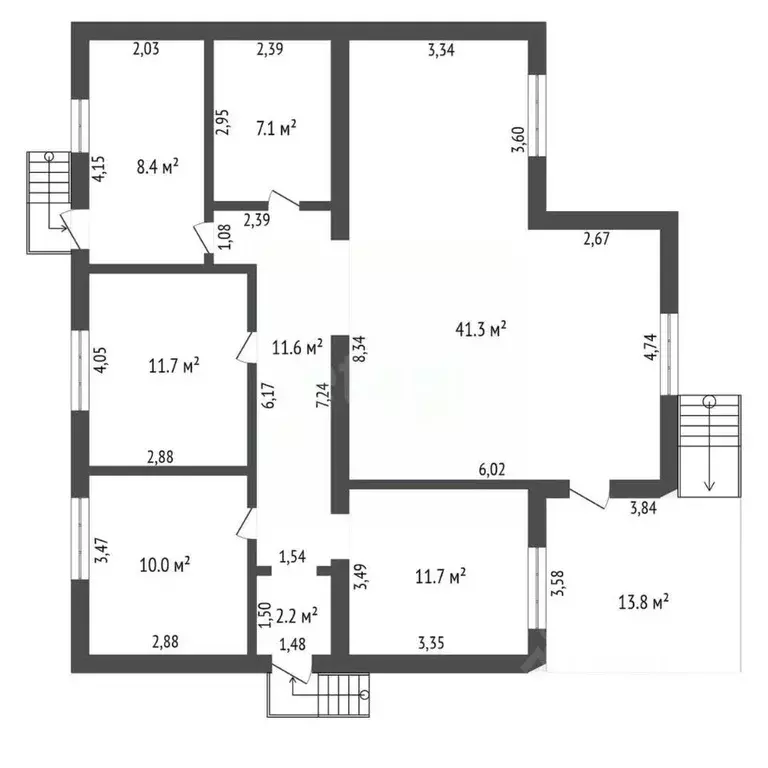 Дом в Амурская область, Благовещенский район, с. Чигири пер. Таежный, ... - Фото 2