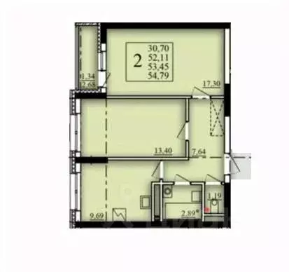 2-к кв. Башкортостан, Уфа Затон-Восточный жилрайон, Паруса жилой ... - Фото 0