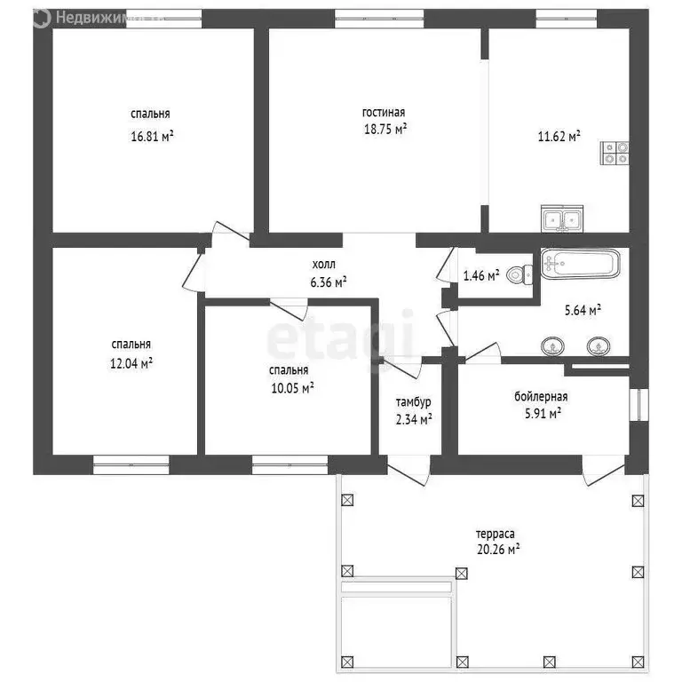 Дом в Ярославский муниципальный округ, деревня Зверинцы (100 м) - Фото 1