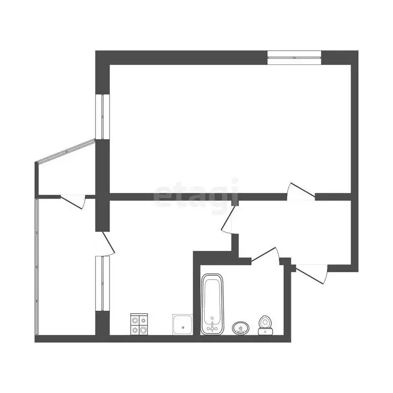 1-комнатная квартира: Петропавловск-Камчатский, Звёздная улица, 9 ... - Фото 1