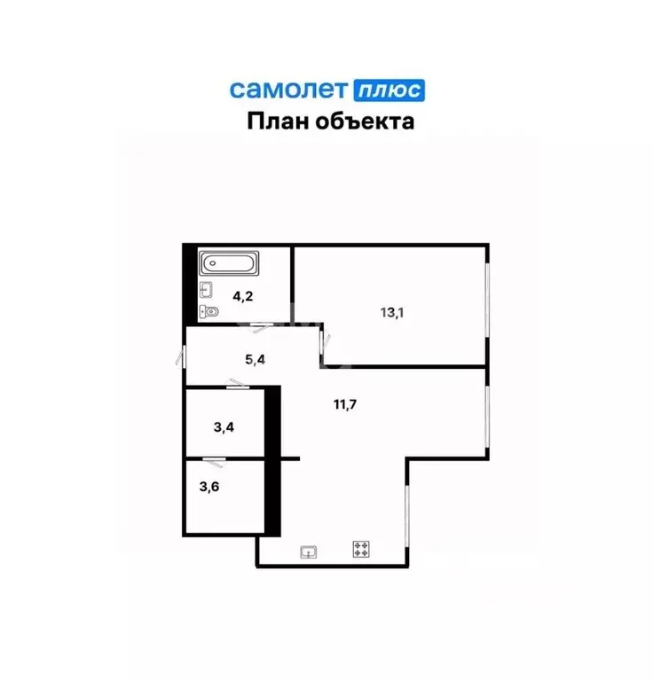 1-к кв. Свердловская область, Екатеринбург ул. Готвальда, 24/4 (49.8 ... - Фото 2