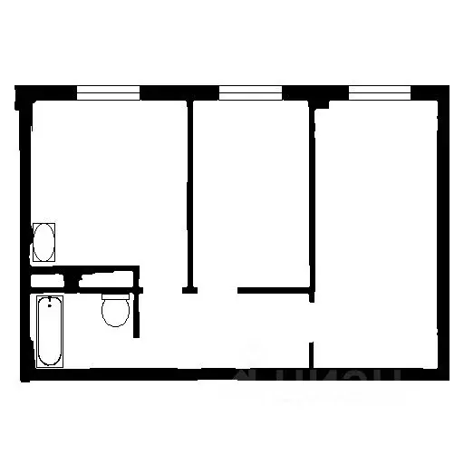 2-к кв. Краснодарский край, Сочи ул. Тимирязева, 34Б (51.0 м) - Фото 1