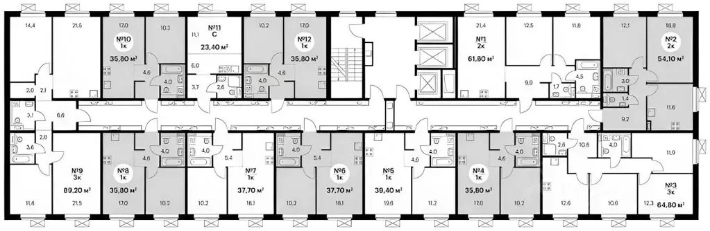 3-к кв. Московская область, Котельники Парковый мкр, 1к20 (65.0 м) - Фото 2