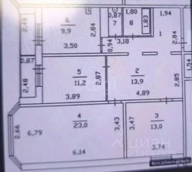3-к кв. Иркутская область, Иркутск ул. Баумана, 219/6 (84.5 м) - Фото 2