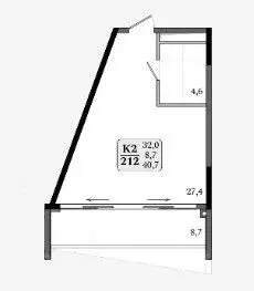 Свободной планировки кв. Крым, Алушта муниципальный округ, пос. ... - Фото 2