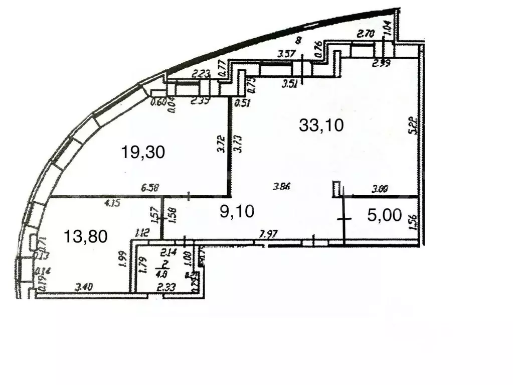 3-к кв. Чувашия, Чебоксары ул. Калинина, 93 (88.8 м) - Фото 2