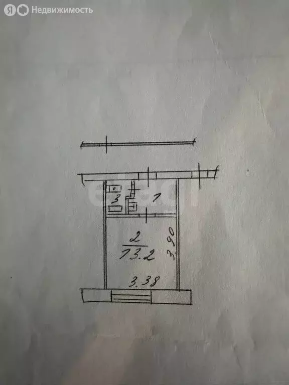 1-комнатная квартира: Липецк, проспект Победы, 74 (18.6 м) - Фото 1