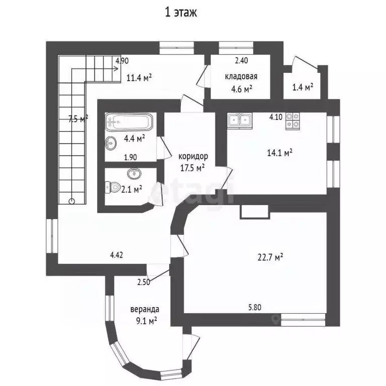 Дом в Крым, Ялта ул. Большевистская, 53 (185 м) - Фото 2