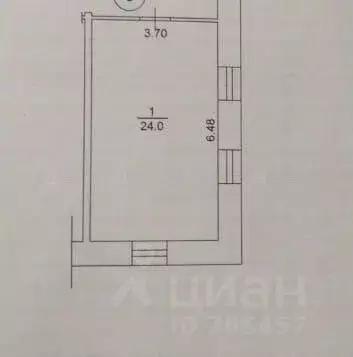 Студия Татарстан, Казань ул. Лукина, 5 (29.0 м) - Фото 1