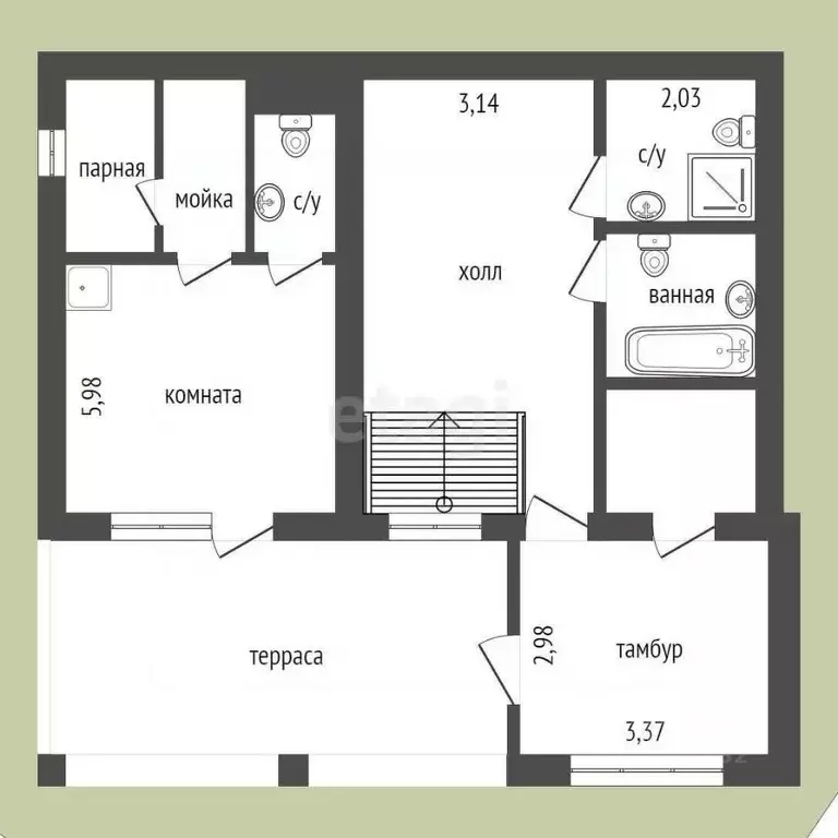 Дом в Красноярский край, Красноярск Ветеран-6 СНТ, 105 (123 м) - Фото 1