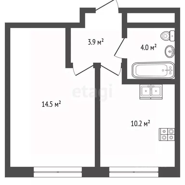1-к кв. Московская область, Ленинский городской округ, пос. Развилка ... - Фото 1